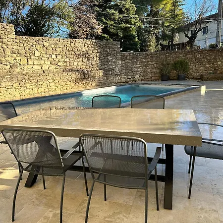 Appartement avec Piscine privée dans Résidence pour 6 personnes Uzès Extérieur photo