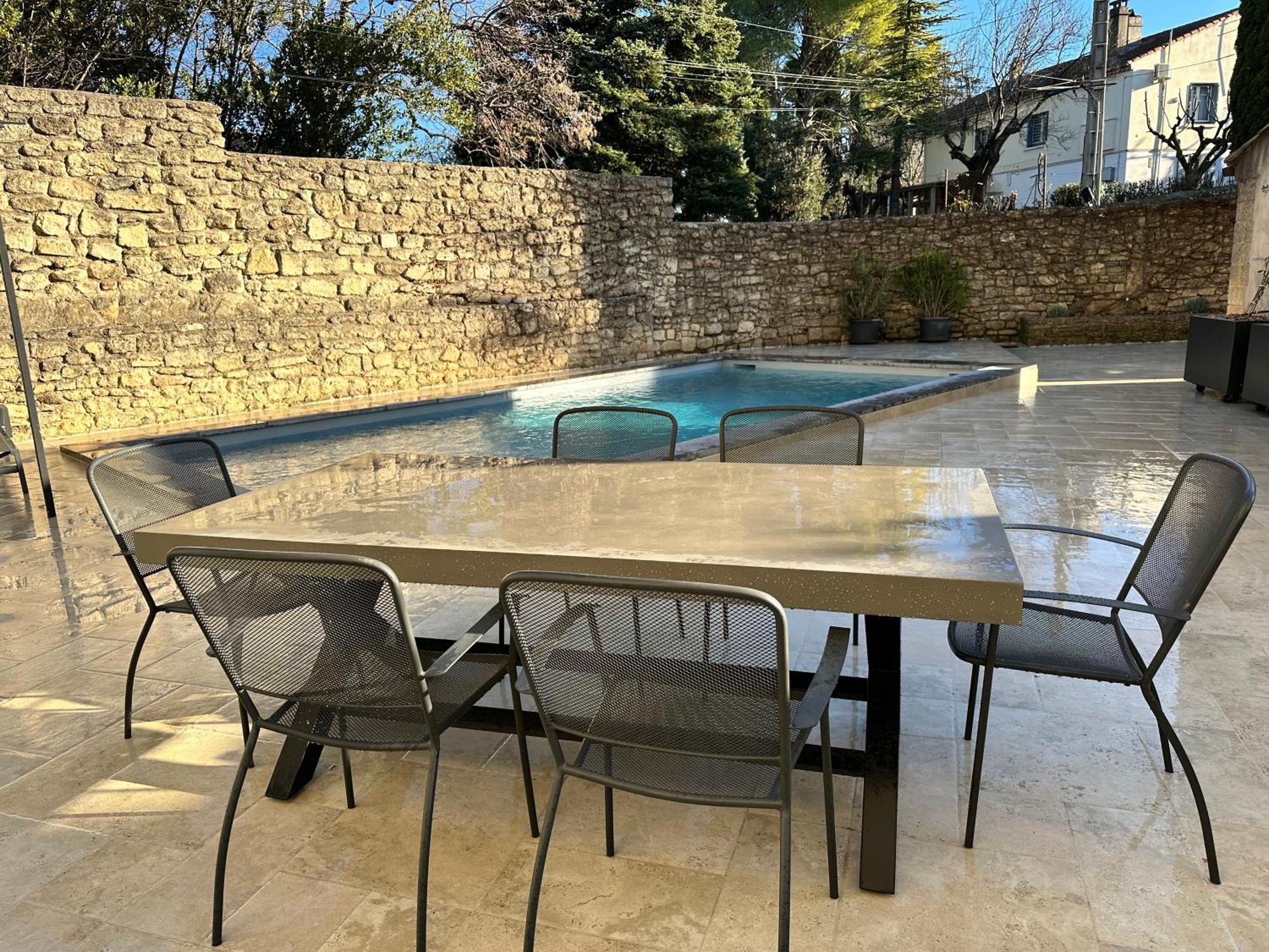 Avec Piscine Privée Dans Résidence Pour 6 Personnes Uzès